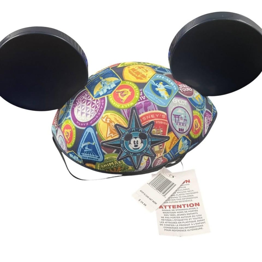 Disney Parks - Disney World Parks - Passport Compass - Mickey Mouse Ear Hat NEW